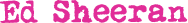 Ed Sheeran logo